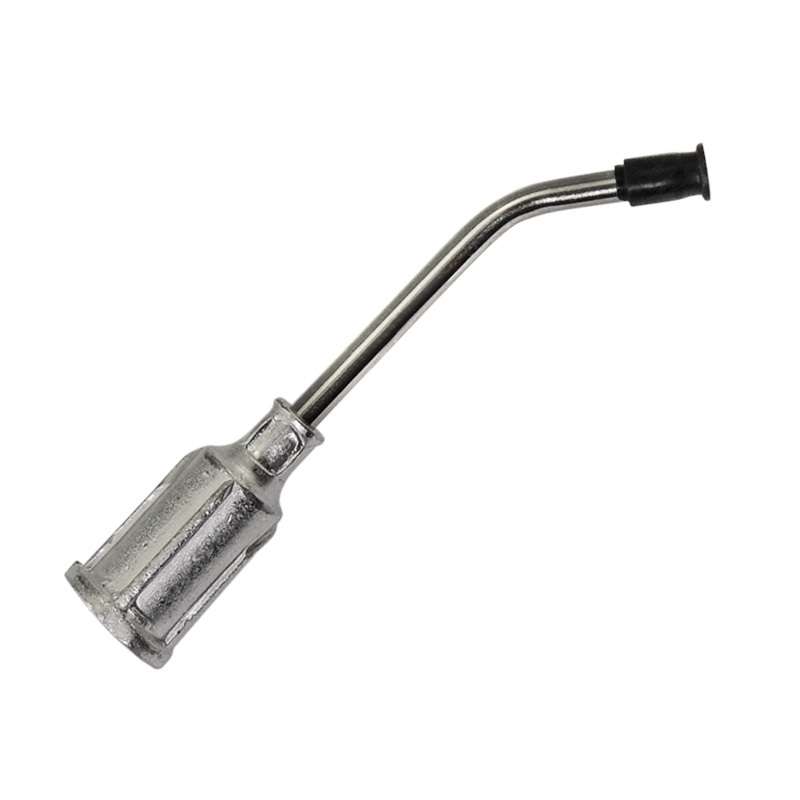 ESD-Safe Bent Metal Probe with a 1/8" Dissipative Vacuum Cup, 1" Long